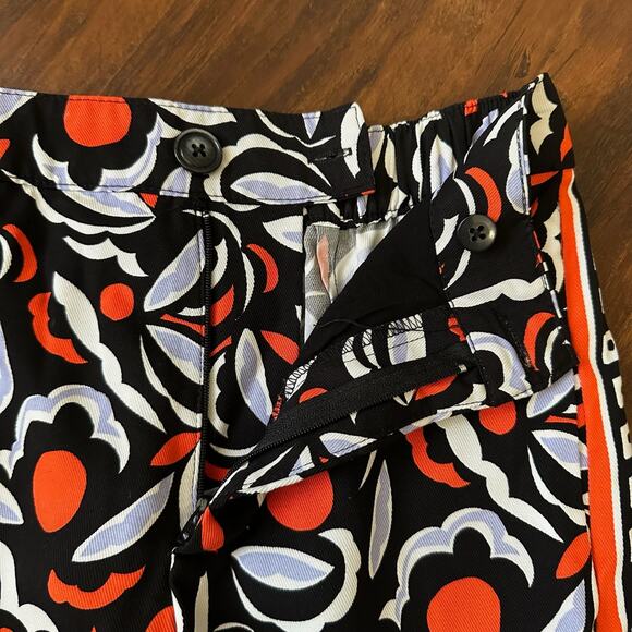 ANTHROPOLOGIE Breezy Printed Straight Pants Multi Motif Relaxed Boho - Picture 8 of 15